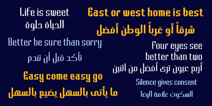 HS Alnasma Font Poster 6