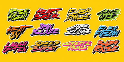 Ryzes Font Poster 6