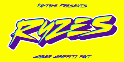Ryzes Font Poster 1