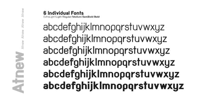 Atnew Font Poster 8