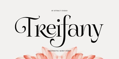 Treifany Font Poster 1