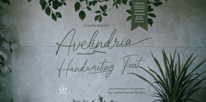 Avelindria Font Poster 1