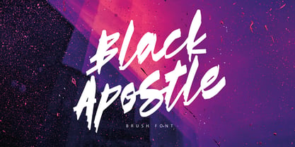 Black Apostle Font Poster 1