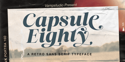 Capsule Eighty Font Poster 1