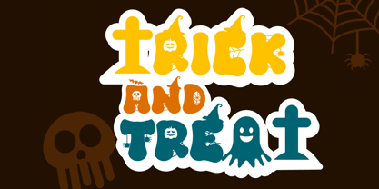 Retro Spooky Font Poster 2
