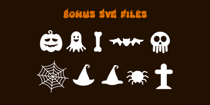Retro Spooky Font Poster 6
