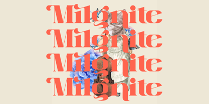 Milgnite Font Poster 4