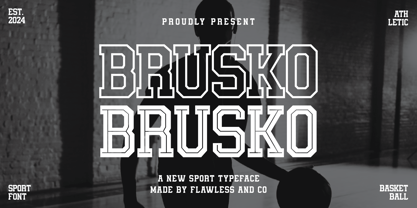 Brusko Font Poster 1