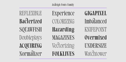 Avaleigh Font Poster 10