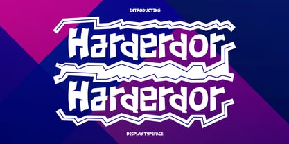 Harderdor Font Poster 1