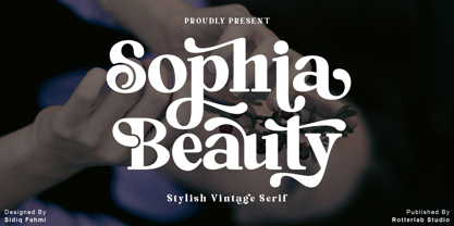 Sophia Beauty Font Poster 1