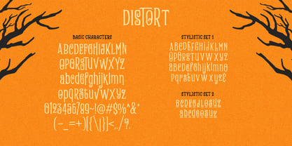 Zukones Distor Font Poster 9