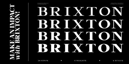 Brixton TC Pro Font Poster 7