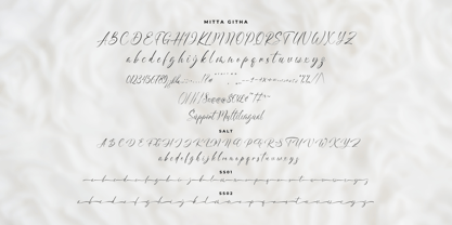 Mitta Githa Font Poster 10