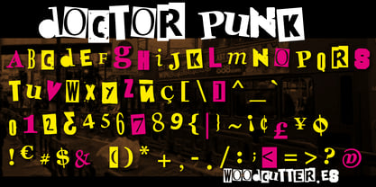 Doctor punk Font Poster 3