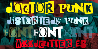 Doctor punk Font Poster 1