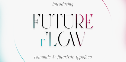 Future Flow Font Poster 1
