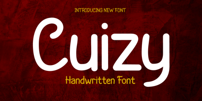 Cuizy Font Poster 1