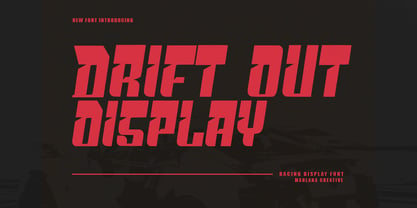 MC Drift Out Font Poster 1