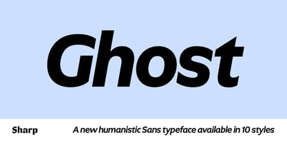 Ghost Font Poster 1