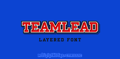 Team Lead Font Poster 1