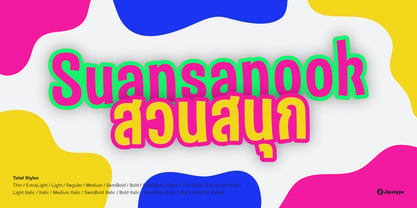 Suansanook Font Poster 1