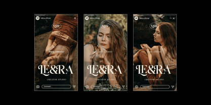 Lostangen Font Poster 4