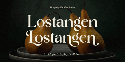 Lostangen Font Poster 1