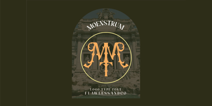 Moenstram Font Poster 7