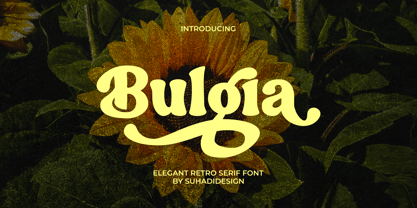 Bulgia Font Poster 1