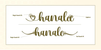 Hanale Font Poster 6