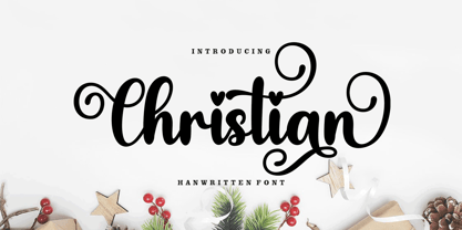 Christian Script Font Poster 1