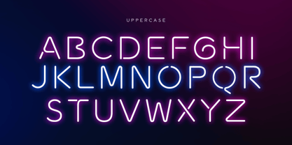 Lightron Font Poster 7