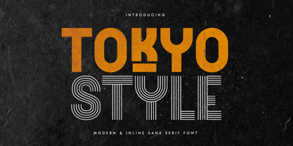 Tokyo Style Font Poster 1