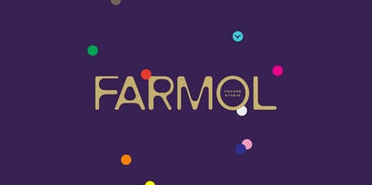 Farmol Font Poster 1