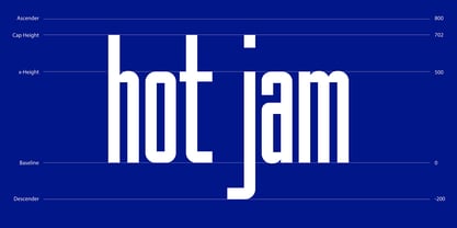 Compressed Jam Font Poster 12
