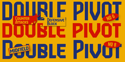 Double Pivot Font Poster 2