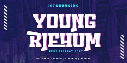 Young RIEHUM Font Poster 1