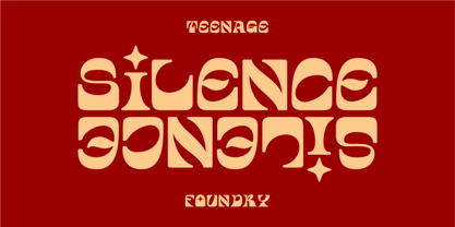 TF Silence Font Poster 1