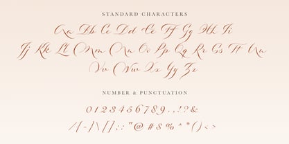 Imperial Signature Font Poster 13