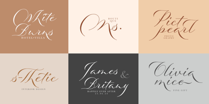 Imperial Signature Font Poster 8