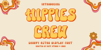 Hippies Crew Font Poster 1