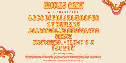 Hippies Crew Font Poster 7
