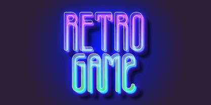 Neonland Font Poster 6