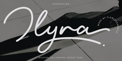 Ilyra Font Poster 1