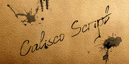 Calisco Script Fuente Póster 1