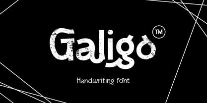 Galigo Font Poster 1