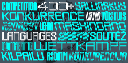 Competition Font Poster 9