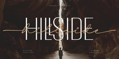 Hillside Font Poster 10