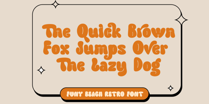 Funy Beach Font Poster 11